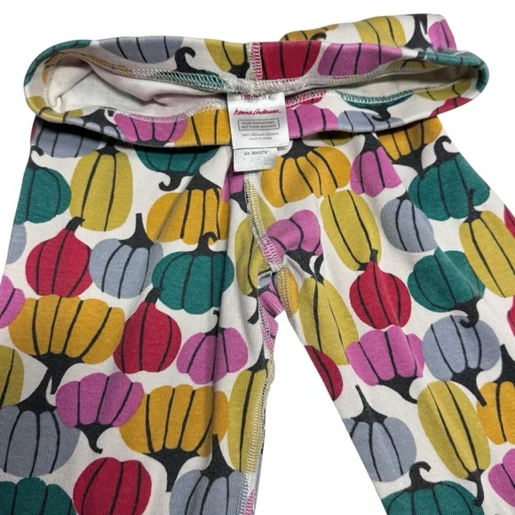 Hanna Andersson Kids Festive Fall Print Pajama Set - Unisex - Size 8 - Picture 2 of 8